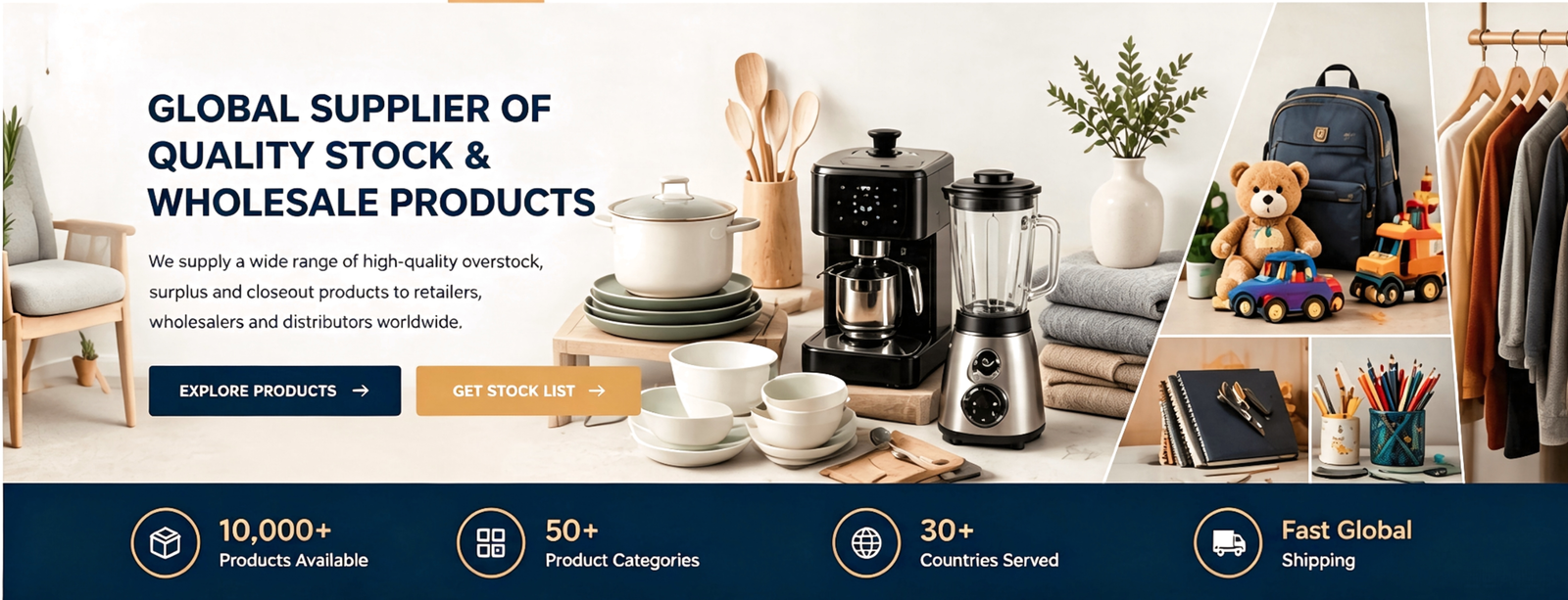 HKTR global stock, wholesale and China sourcing solutions