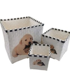 3pcs set plastic storage bin